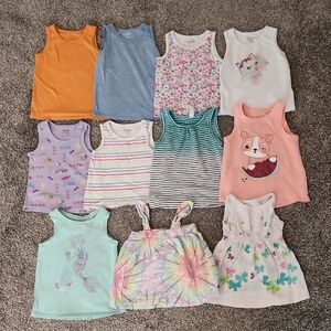 3T Colorful Kids Tank Top Bundle